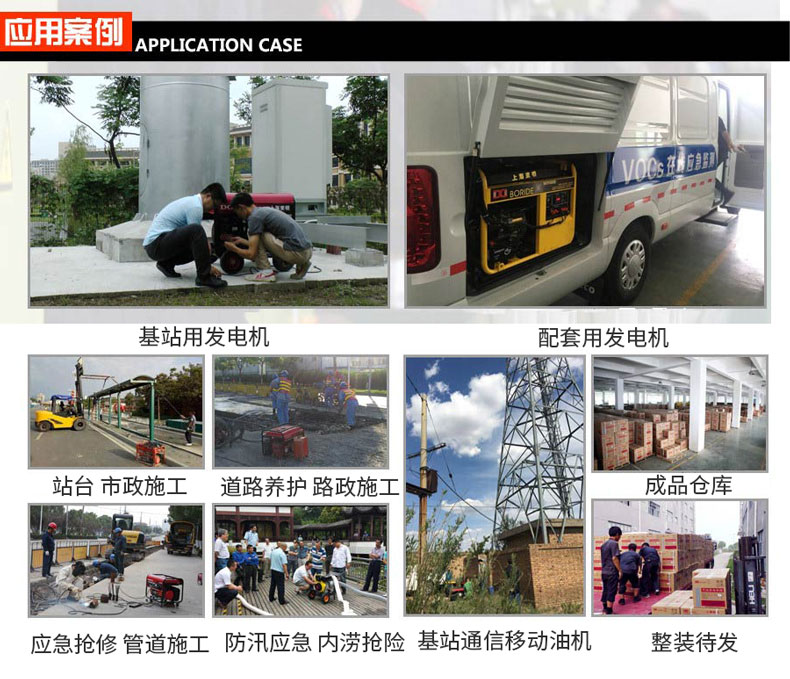 單三相5kW小型汽油發電機組 案例 單三相5kW小型汽油發電機組 案例